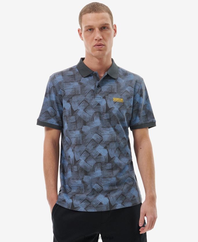 Barbour vīriešiem jašma polo krekls P8J88A638 apģērbs ogles