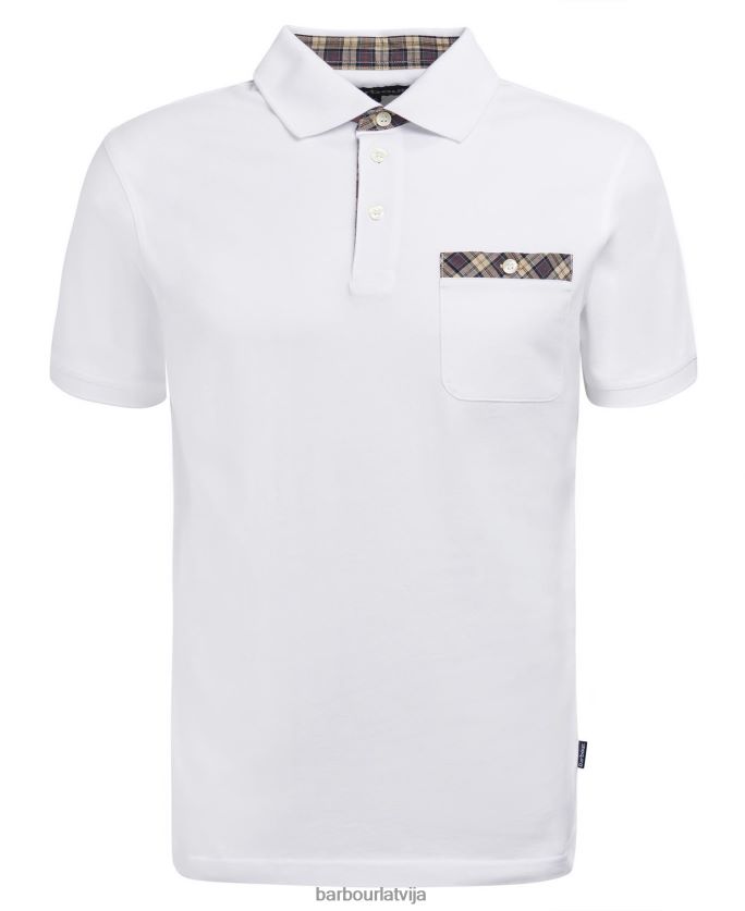 Barbour vīriešiem kārīgs polo krekls P8J88A597 apģērbs kukurūzas kāts