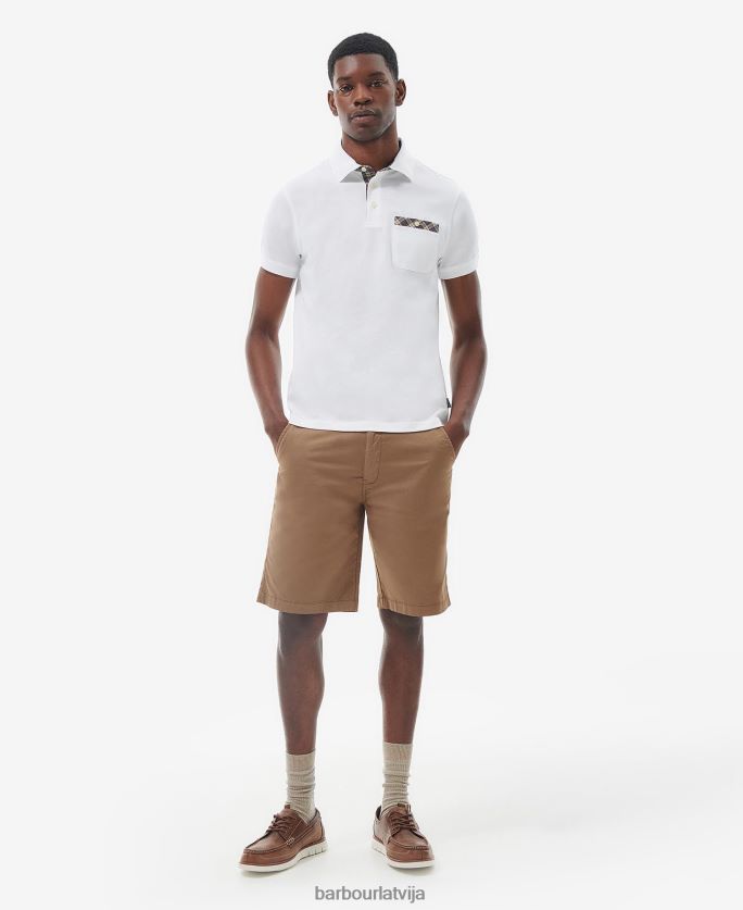 Barbour vīriešiem kārīgs polo krekls P8J88A597 apģērbs kukurūzas kāts