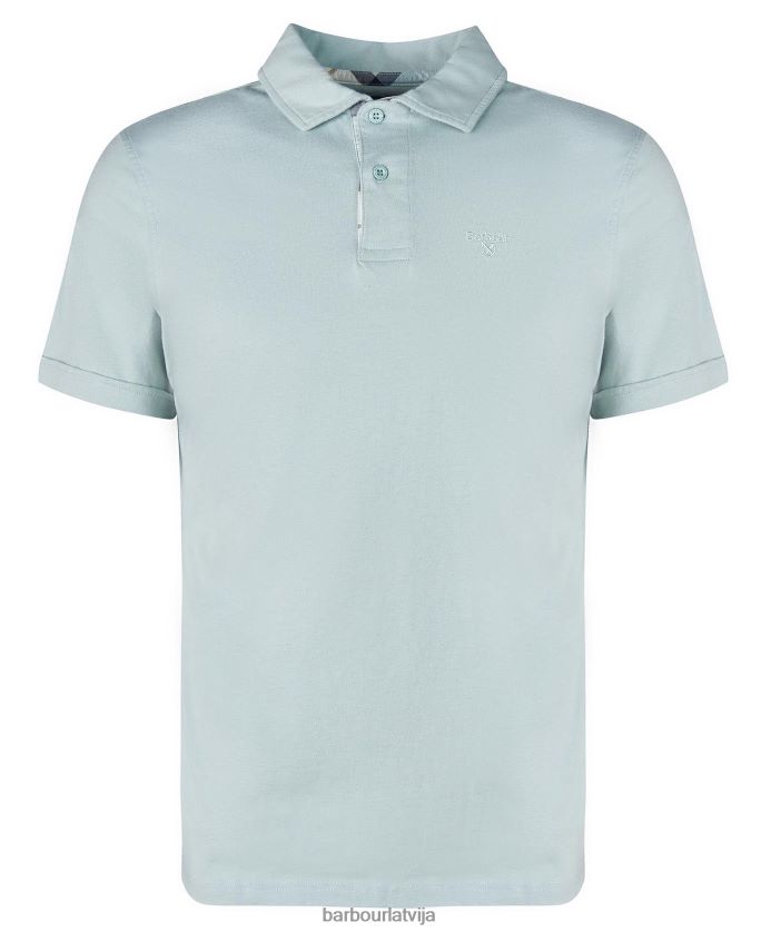 Barbour vīriešiem kirkhill polo krekls P8J88A620 apģērbs zils krīts