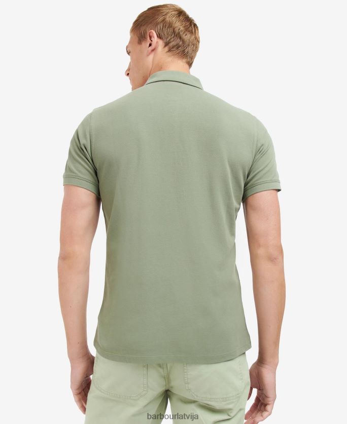 Barbour vīriešiem malas polo krekls P8J88A645 apģērbs klasisks melns