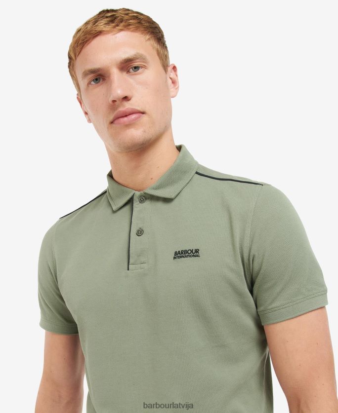 Barbour vīriešiem malas polo krekls P8J88A645 apģērbs klasisks melns