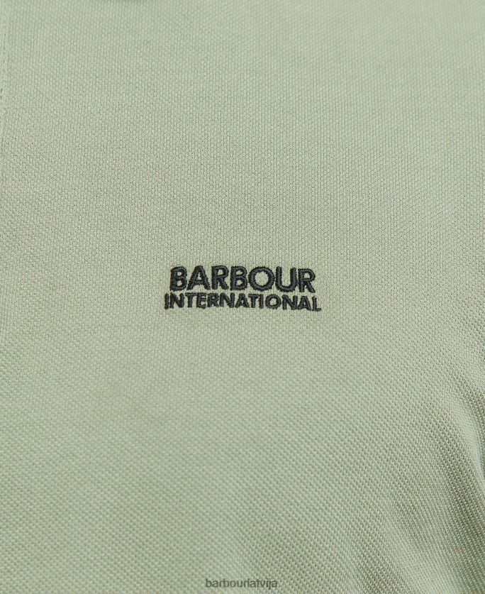 Barbour vīriešiem malas polo krekls P8J88A645 apģērbs klasisks melns