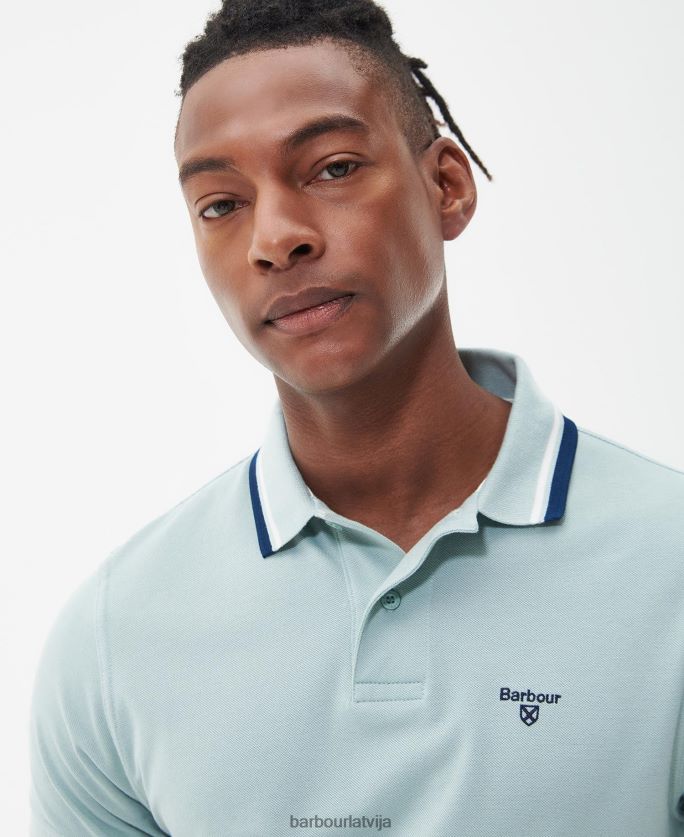 Barbour vīriešiem otterburn polo krekls P8J88A538 apģērbs dedzināta olīve