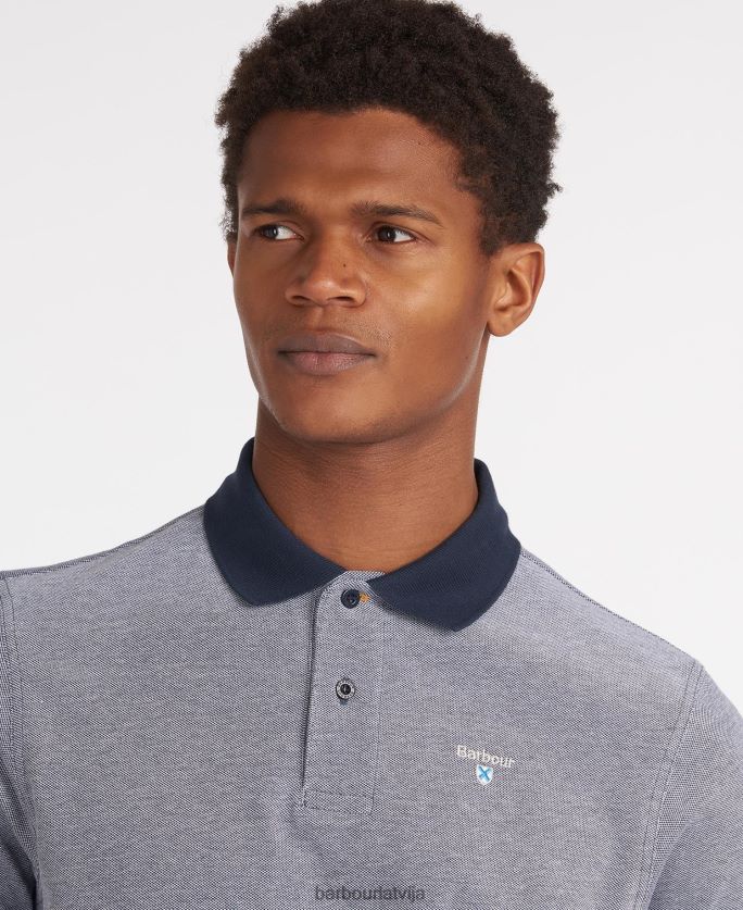 Barbour vīriešiem sporta mix polo krekls P8J88A555 apģērbs tumšās olīvas