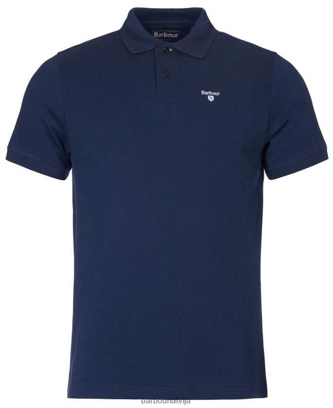 Barbour vīriešiem sporta polo krekls P8J88A549 apģērbs šautene zaļa