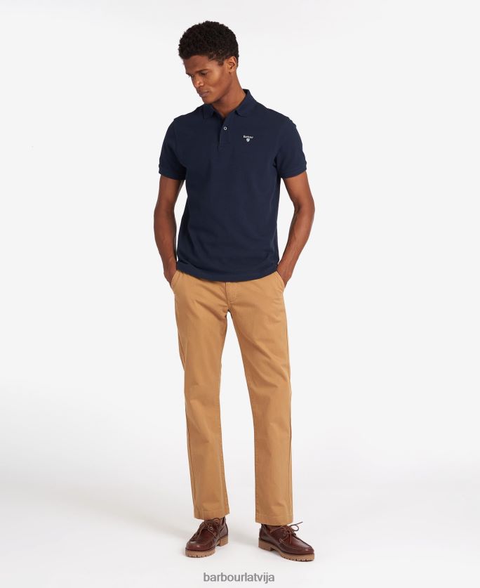 Barbour vīriešiem sporta polo krekls P8J88A549 apģērbs šautene zaļa