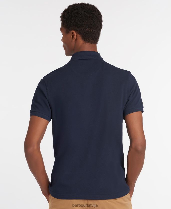 Barbour vīriešiem sporta polo krekls P8J88A549 apģērbs šautene zaļa