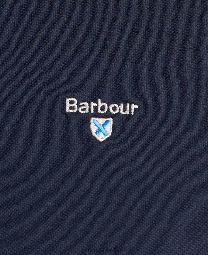 Barbour vīriešiem sporta polo krekls P8J88A549 apģērbs šautene zaļa