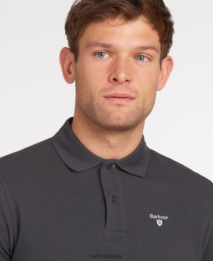 Barbour vīriešiem sporta polo krekls P8J88A561 apģērbs debesis