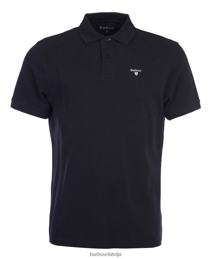 Barbour vīriešiem sporta polo krekls P8J88A563 apģērbs debesis