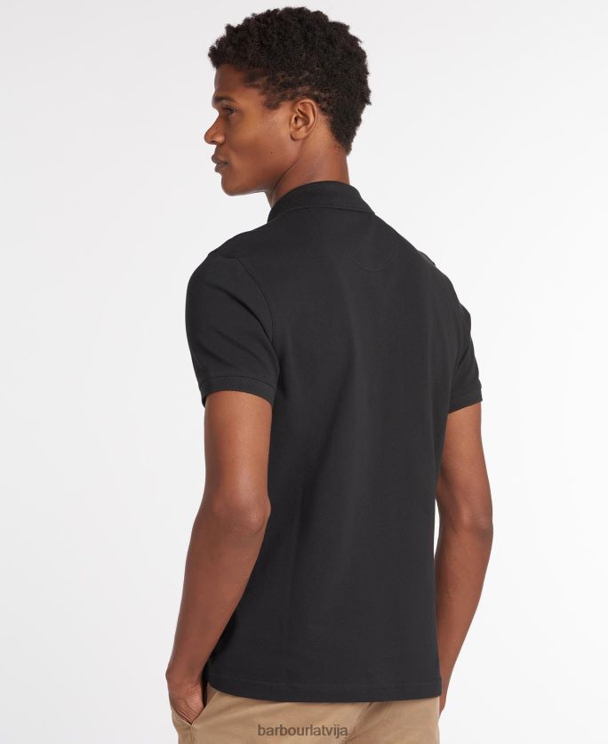 Barbour vīriešiem sporta polo krekls P8J88A563 apģērbs debesis