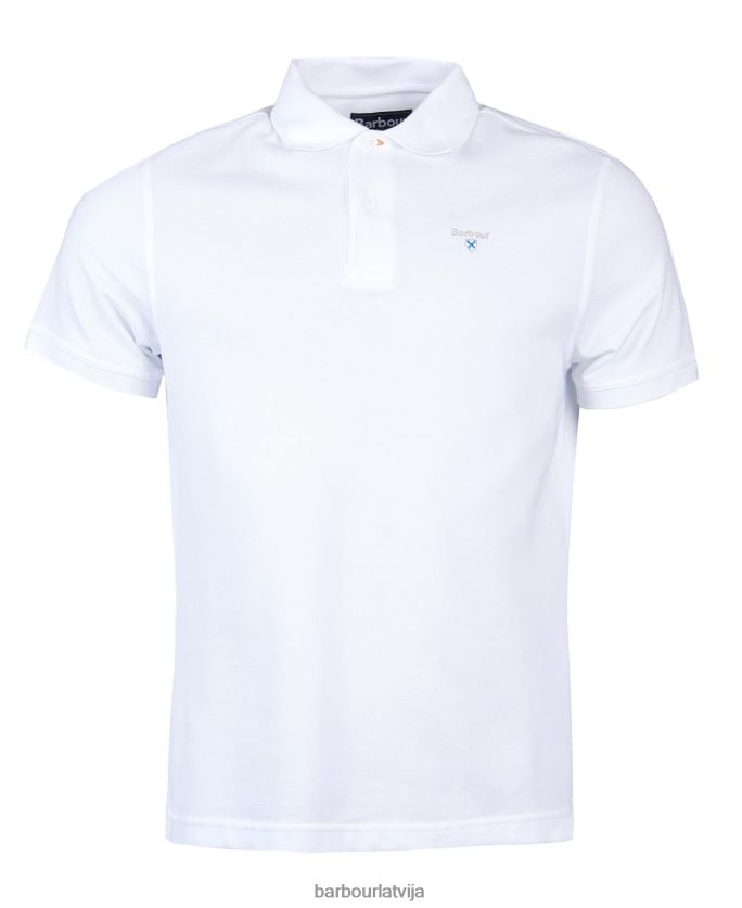 Barbour vīriešiem sporta polo krekls P8J88A576 apģērbs Atlantijas zils