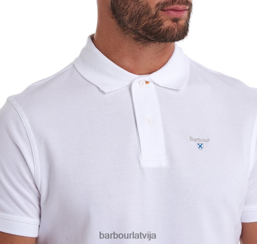 Barbour vīriešiem sporta polo krekls P8J88A576 apģērbs Atlantijas zils