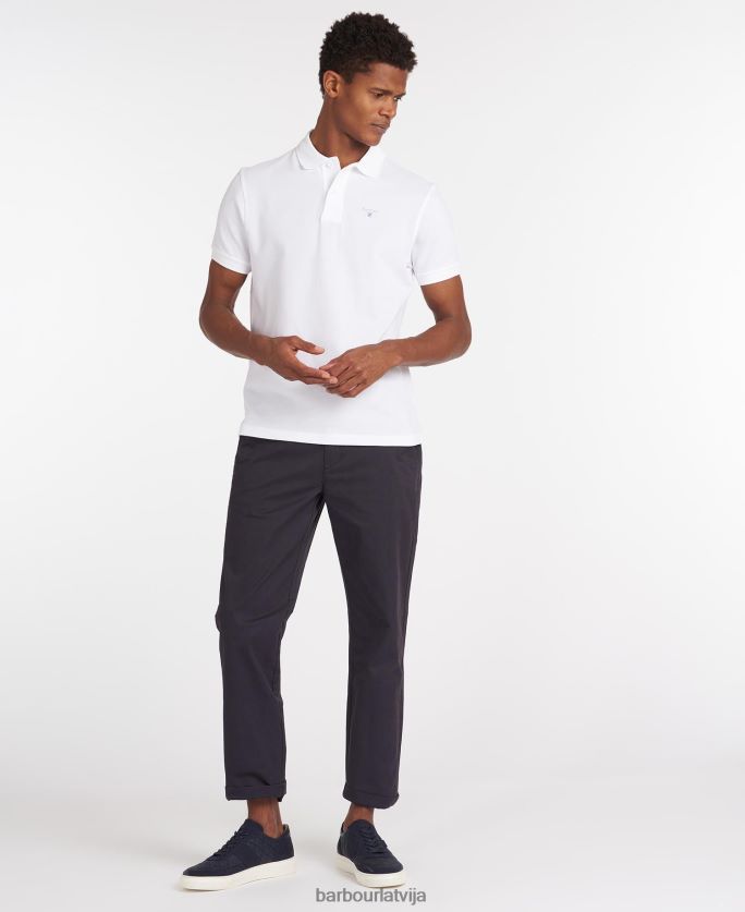 Barbour vīriešiem sporta polo krekls P8J88A576 apģērbs Atlantijas zils