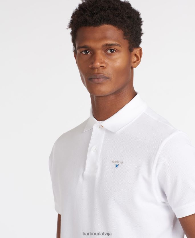 Barbour vīriešiem sporta polo krekls P8J88A576 apģērbs Atlantijas zils