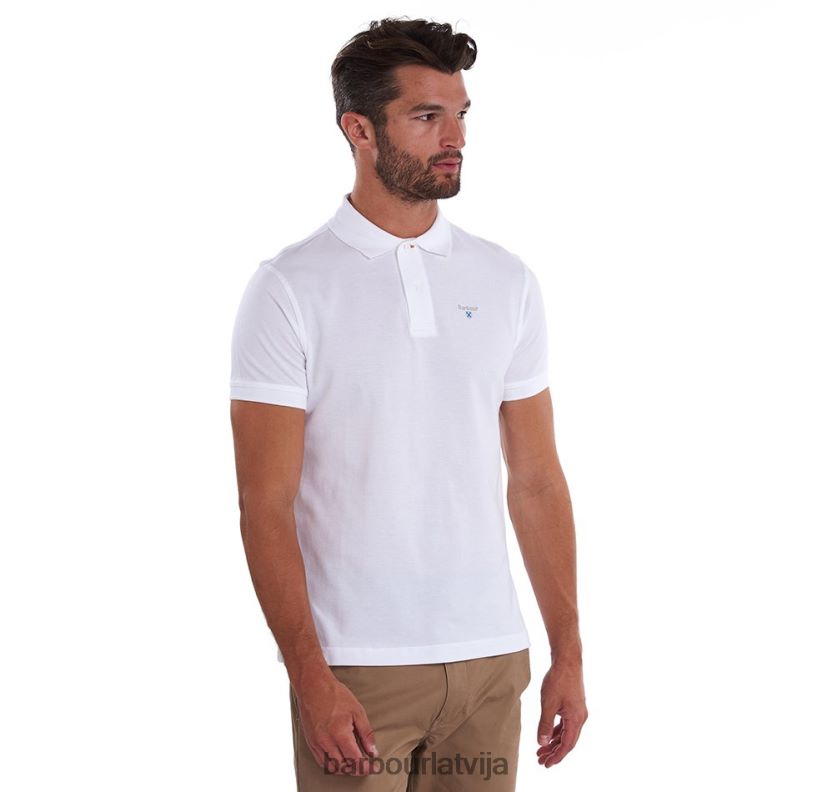 Barbour vīriešiem sporta polo krekls P8J88A576 apģērbs Atlantijas zils