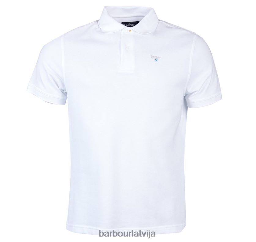 Barbour vīriešiem sporta polo krekls P8J88A576 apģērbs Atlantijas zils