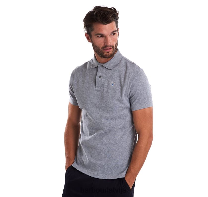 Barbour vīriešiem sporta polo krekls P8J88A578 apģērbs Atlantijas zils