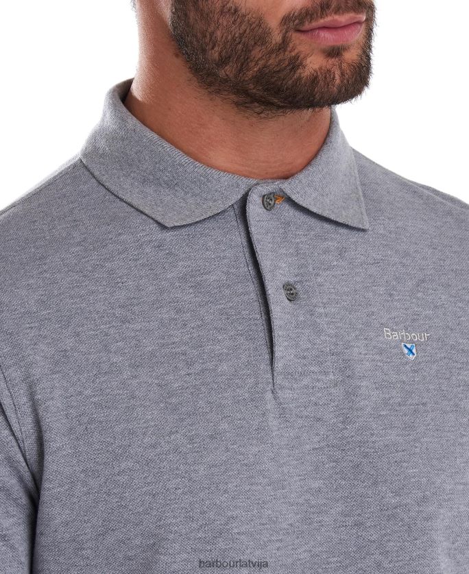Barbour vīriešiem sporta polo krekls P8J88A578 apģērbs Atlantijas zils
