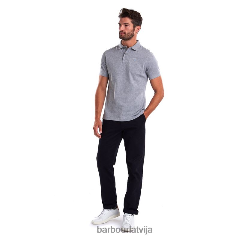 Barbour vīriešiem sporta polo krekls P8J88A578 apģērbs Atlantijas zils