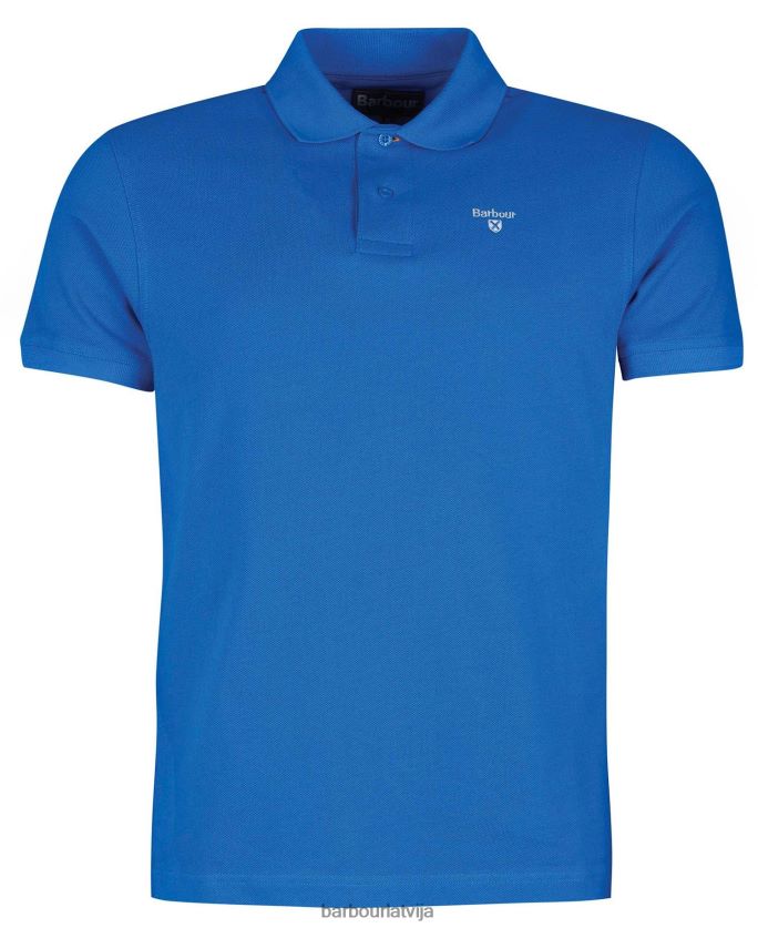 Barbour vīriešiem sporta polo krekls P8J88A603 apģērbs šautene zaļa