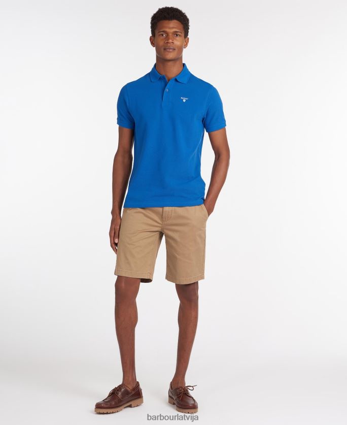 Barbour vīriešiem sporta polo krekls P8J88A603 apģērbs šautene zaļa