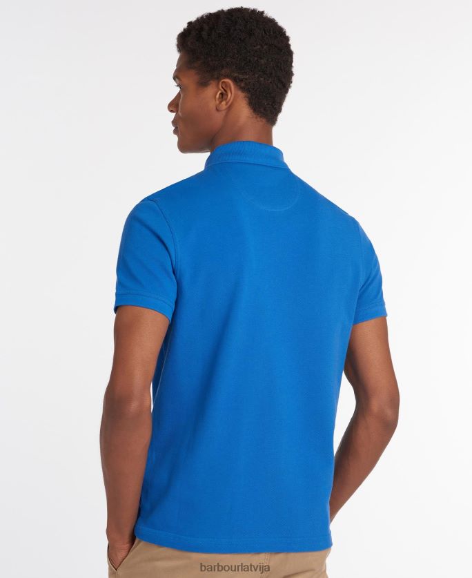 Barbour vīriešiem sporta polo krekls P8J88A603 apģērbs šautene zaļa