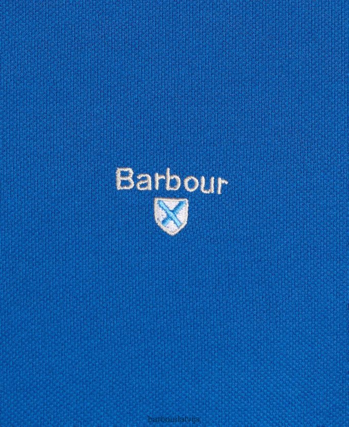 Barbour vīriešiem sporta polo krekls P8J88A603 apģērbs šautene zaļa