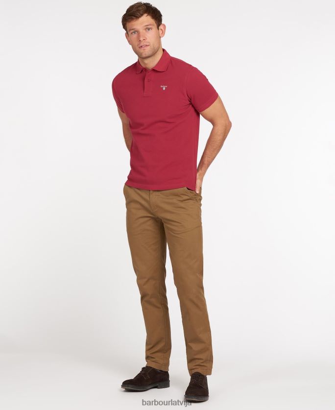 Barbour vīriešiem sporta polo krekls P8J88A612 apģērbs Atlantijas zils