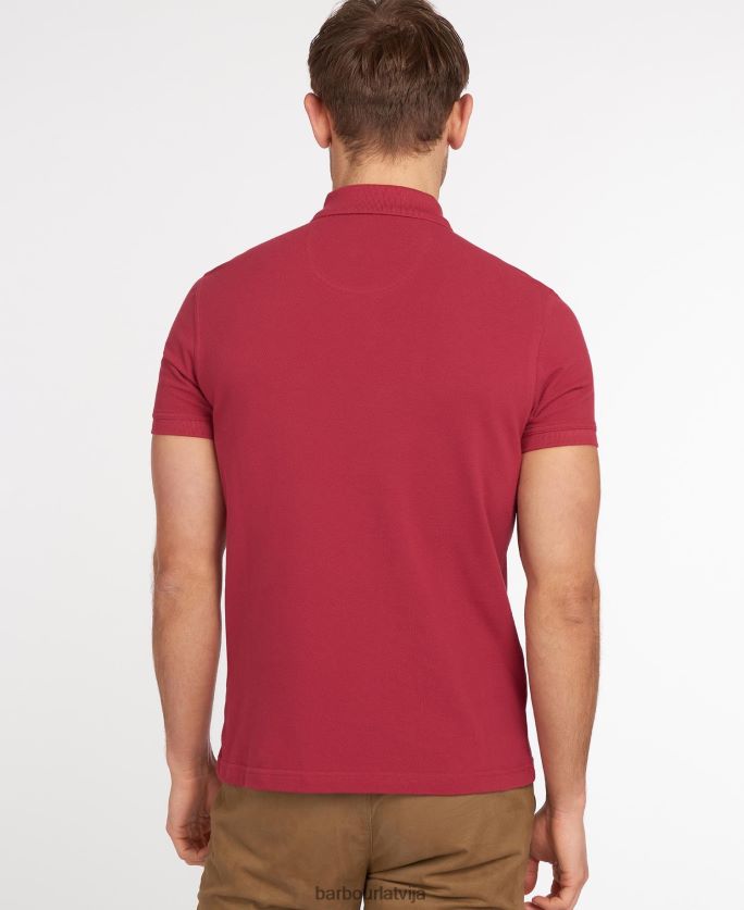 Barbour vīriešiem sporta polo krekls P8J88A612 apģērbs Atlantijas zils