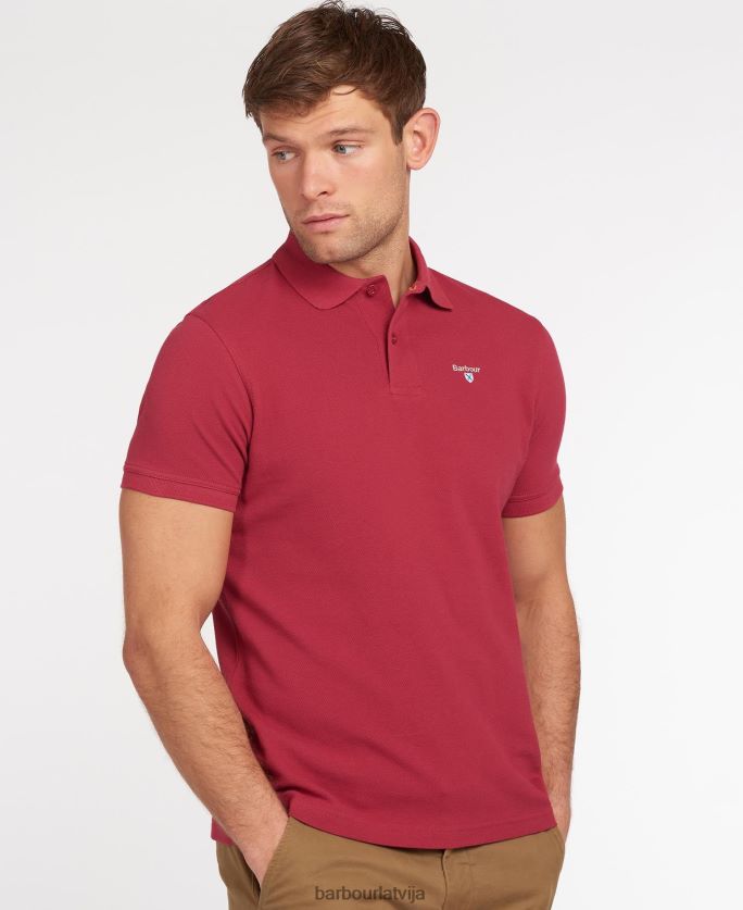 Barbour vīriešiem sporta polo krekls P8J88A612 apģērbs Atlantijas zils