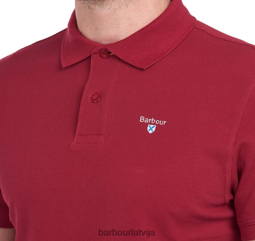 Barbour vīriešiem sporta polo krekls P8J88A612 apģērbs Atlantijas zils