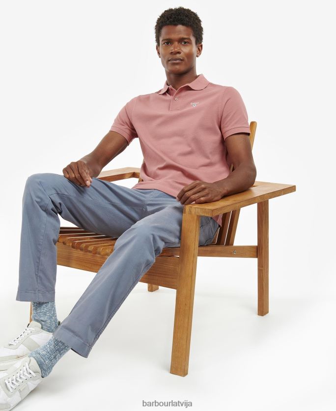 Barbour vīriešiem sporta polo krekls P8J88A627 apģērbs migla