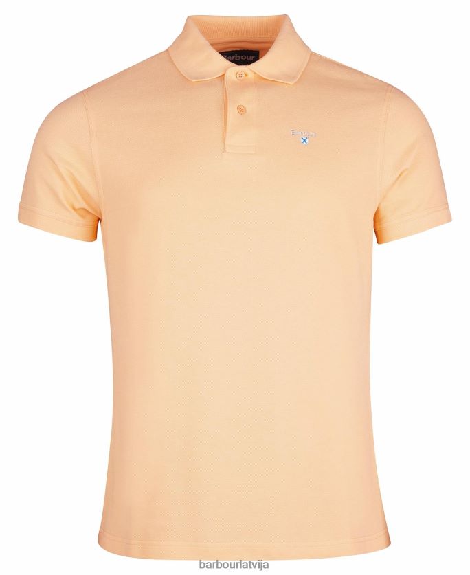 Barbour vīriešiem sporta polo krekls P8J88A654 apģērbs putekļainā piparmētra