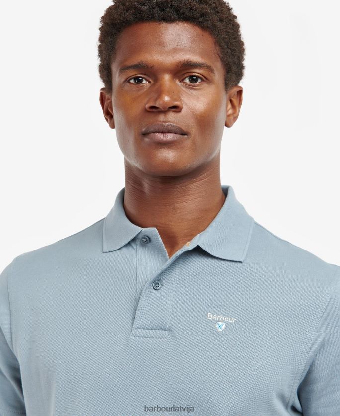 Barbour vīriešiem sporta polo krekls P8J88A717 apģērbs migla