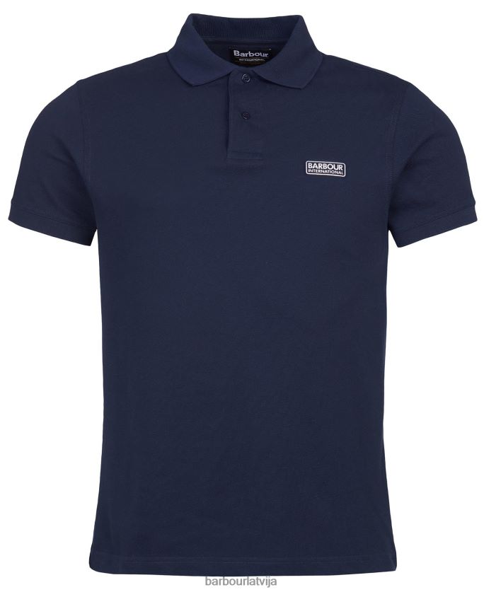 Barbour vīriešiem starptautiskais polokrekls starptautiskais būtisks P8J88A596 apģērbs tumši zils