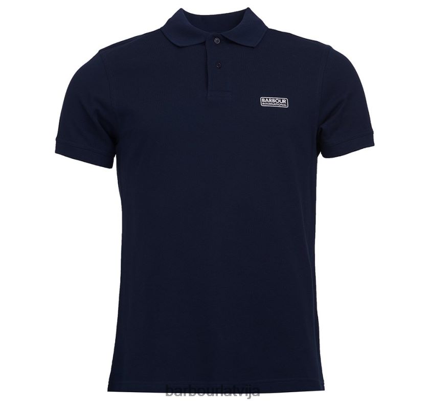Barbour vīriešiem starptautiskais polokrekls starptautiskais būtisks P8J88A596 apģērbs tumši zils