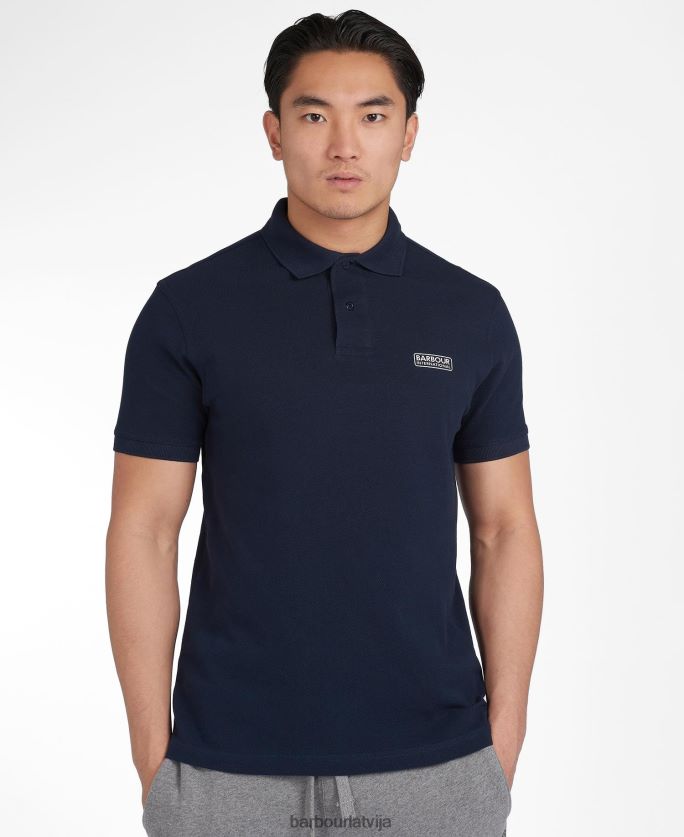 Barbour vīriešiem starptautiskais polokrekls starptautiskais būtisks P8J88A596 apģērbs tumši zils