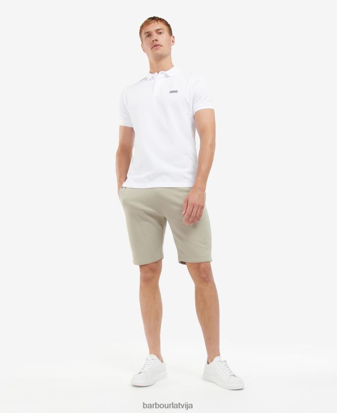 Barbour vīriešiem tūristu polo krekls P8J88A718 apģērbs klasisks balts