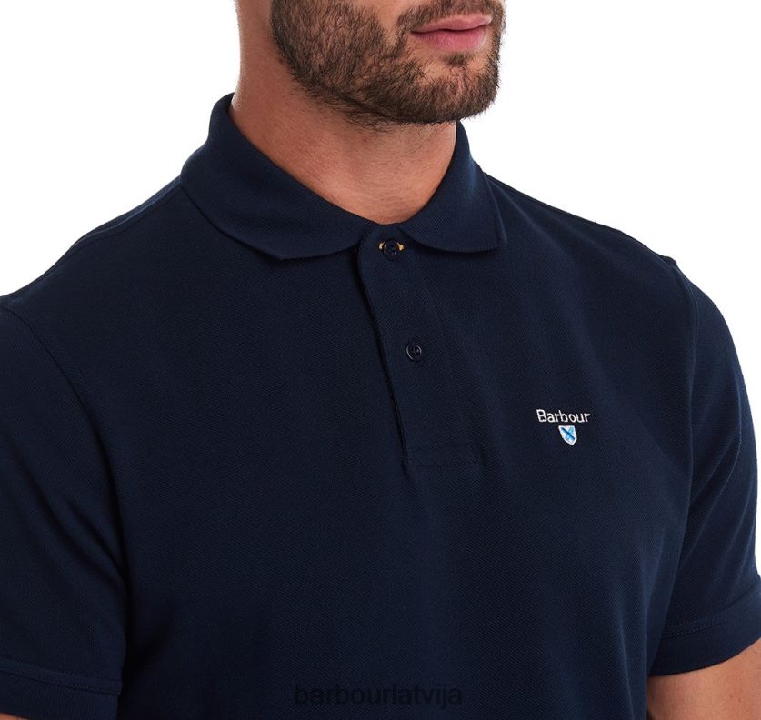 Barbour vīriešiem tartāna polokrekla piķe P8J88A537 apģērbs melns/moderns