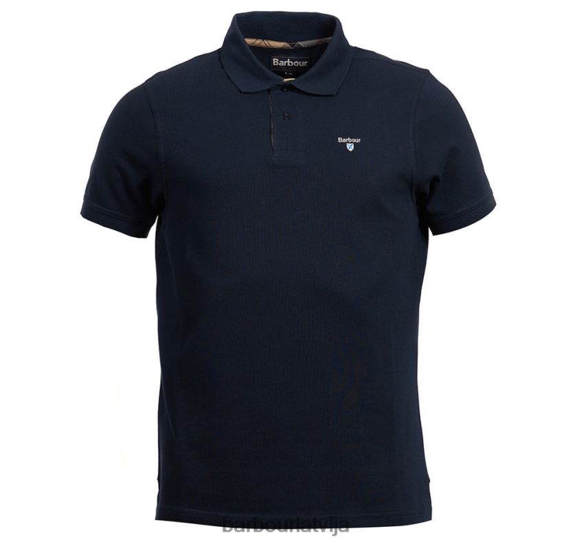 Barbour vīriešiem tartāna polokrekla piķe P8J88A537 apģērbs melns/moderns