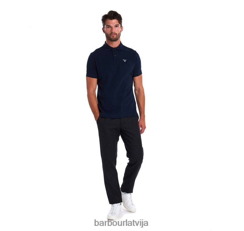 Barbour vīriešiem tartāna polokrekla piķe P8J88A537 apģērbs melns/moderns