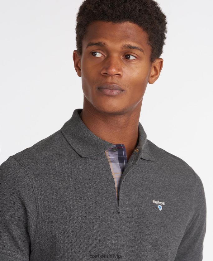 Barbour vīriešiem tartāna polokrekla piķe P8J88A545 apģērbs nakts debesis/olīvu nakts