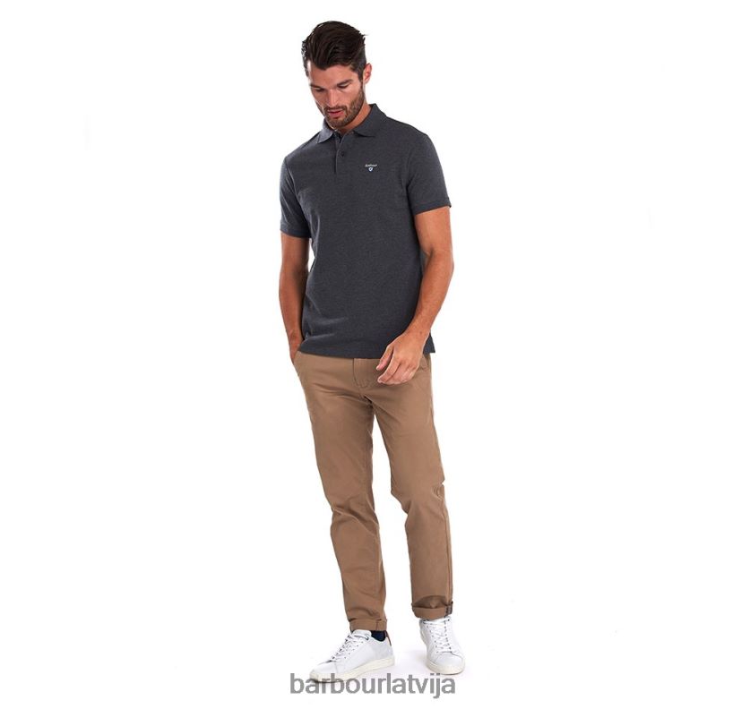 Barbour vīriešiem tartāna polokrekla piķe P8J88A545 apģērbs nakts debesis/olīvu nakts