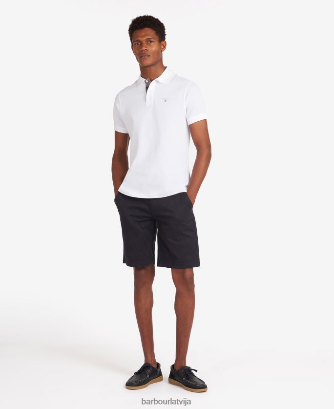 Barbour vīriešiem tartāna polokrekla piķe P8J88A551 apģērbs pelēkais merģelis