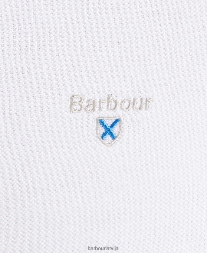 Barbour vīriešiem tartāna polokrekla piķe P8J88A551 apģērbs pelēkais merģelis
