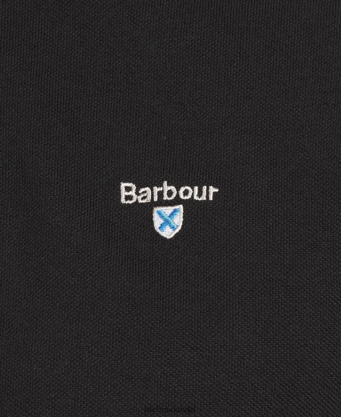 Barbour vīriešiem tartāna polokrekla piķe P8J88A556 apģērbs melns/moderns