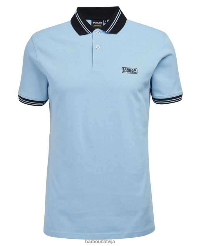 Barbour vīriešiem trekera polo krekls P8J88A670 apģērbs izbalējis zils