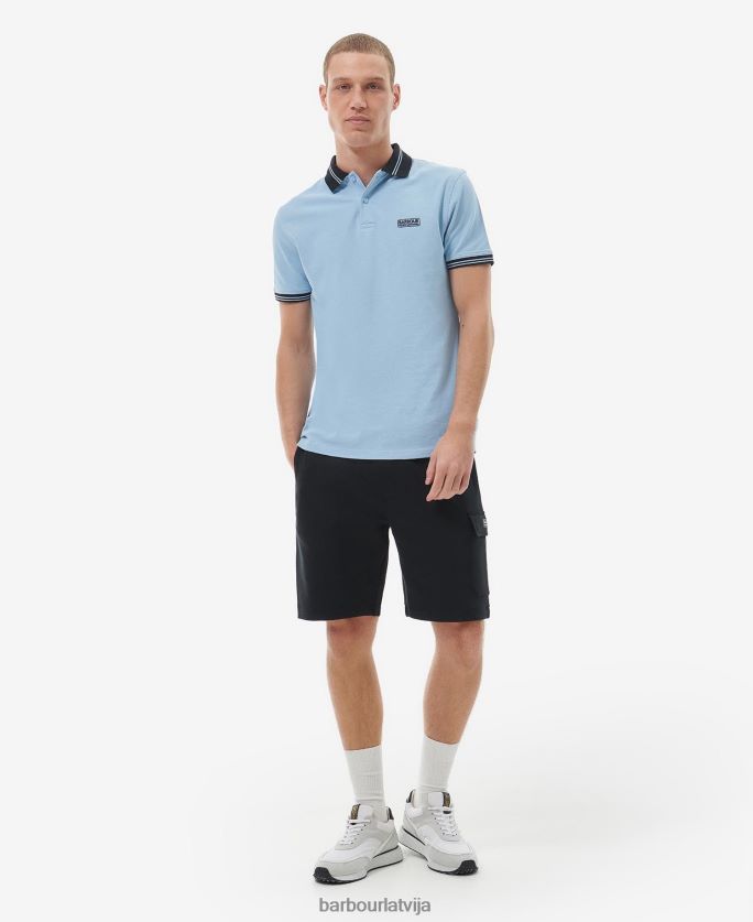 Barbour vīriešiem trekera polo krekls P8J88A670 apģērbs izbalējis zils